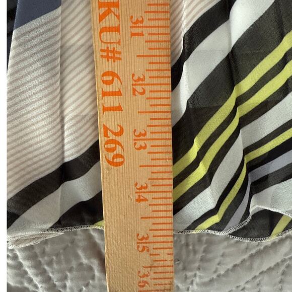 Womens Accordian Shell Lined Shift Dress Classic Medium Wedding Guest Party Chic - Picture 9 of 9